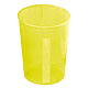 Schnabelbecher Unterteil gelb transluzent, 10 Stck