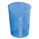 Schnabelbecher Unterteil blau transluzent, 10 Stck