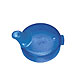 Schnabelbecher Oberteil 12 mm blau transluzent, 5 Stck