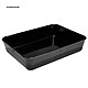 Instrumentenschale 420 x 280 x 60 mm, hoher Rand, schwarz #1406.1.790#, 1 Stück