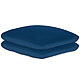 Kissenbezge Frottee marine, 40 x 40 cm, mit Reiverschluss (2 Stck.)