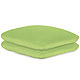 Kissenbezge Frottee apfelgrn, 40 x 40 cm, mit Reiverschluss (2 Stck.)