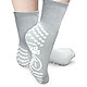 Patientensocken Pillow-Paws Gr. 43 - 48, grau (48 Paar)