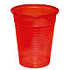 Mundspl- / Laborbecher 180 ml rot (100 Stck.)