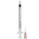 Omnifix 100 Duo Insulinspritzen 1 ml m. beigel. Kanle 0,45x12 mm (100 Stck.)