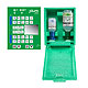 Plum Augen-Notfallstation mit 2 Flaschen in Wandbox mit separater Piktogrammtafel
