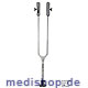 Stimmgabel Rydel-Seiffer, c64 Hz/c128 Hz mit Fuß, Stahl, abnehmbarer Dämpfer