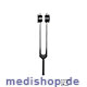Stimmgabel c 128 Hz, Aluminium, mit Dämpfern