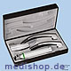 ri-integral Laryngoskop-Set Macintosh, XL 2,5 V mit Griff Typ C und F.O. Spatel