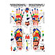 anat. Poster: Physiotherapie Reflexzonen Hand und Fu, 50 x 70 cm, Papier