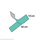 OP-Klebestreifen Standard steril, 10 x 50 cm, 900 Stück