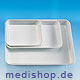 Instrumentenschale 190 x 150 x 40 mm, hoher Rand, wei